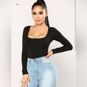FashionNova Black BodySuit